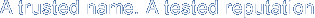 ALNET: A trusted name. A tested reputation